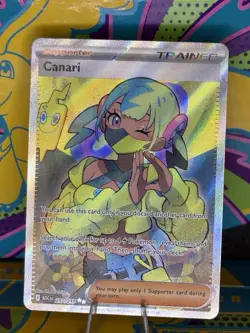 Pokemon TCG Canari Ascended Heroes 257/217 Full Art Holo Trainer-Supporter Card - Image 1