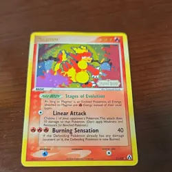 Pokemon Magmar 70 HP Reverse Holo Rare 21/92 Legend Maker 2006 TCG Card - Image 1