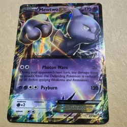 Pokemon Mewtwo-EX XY183 EX Promo Holo XY Basic Card 2016 Pokemon TCG Card Stock - Image 3