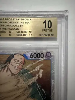 ST03-003 Crocodile Super Pre-Release One Piece Card Game Bgs 10 - Image 4
