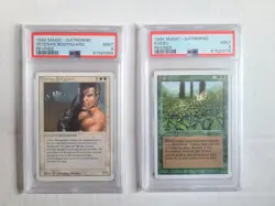 MTG 2 Revised Reserved List Cards All PSA 9 MINT Kudzu, Veteran Bodyguard 1994 - Image 2