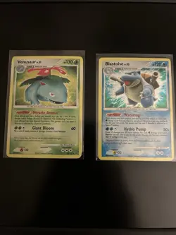 Pokemon Venusaur & Blastoise Card Lot DPBP#003 & DPBP#009 - English - Image 1
