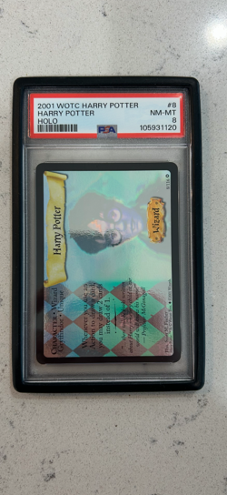 2001 Harry Potter Base #8 WOTC HOLO Portrait "Rookie" TCG Rare PSA 8. 1st Card - Image 1