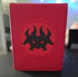 Ultrapro Rakdos Red MTG Deck Box Magic The Gathering Card Box - Image 1