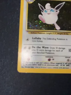 Wigglytuff HOLO 19/130 Holo Rare Base Set 2 Pokemon Card WOTC Vintage - Image 3