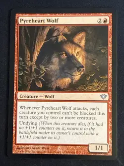 1x Pyreheart Wolf (101) Dark Ascension LP MTG Magic the Gathering x1 MKE - Image 1