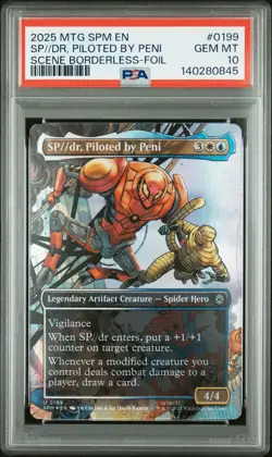 2025 MAGIC: THE GATHERING MARVEL'S SPIDER-MAN SP//DR, PILOTED BY PENI PSA 10 - Image 1