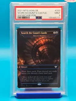 PSA 9 - 2021 MAGIC: THE GATHERING CRIMSON VOW 333 SEARCH THE COUNT'S CASTLE SHOW - Image 1