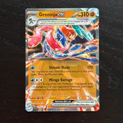 Greninja ex 106/167 Pokemon Twilight Masquerade SV Double Rare Holo NM - Image 1