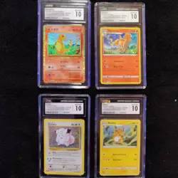 Pokemon Nintendo Charmander Rapidash Clefairy Raichu 4 Holo Cards English Japan… - Image 1