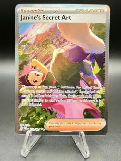 Pokemon TCG Janine's Secret Art 173/131 SIR Holo Prismatic Evolutions - Image 1