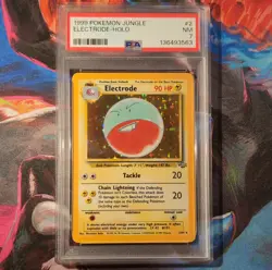 Vintage 1999 Pokemon TCG Jungle Electrode Holo Rare #2/64 PSA 7 - Image 1