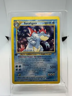 Pokemon Feraligatr 4/111 Neo Genesis Holo 1st Edition Holo Rare - Image 1