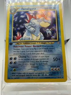 Pokemon Feraligatr 4/111 Neo Genesis Holo 1st Edition Holo Rare - Image 2