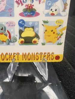 Pokemon Vintage Pocket Monsters Vending HOLO Prism Sticker Bandai 1999 Nintendo - Image 3