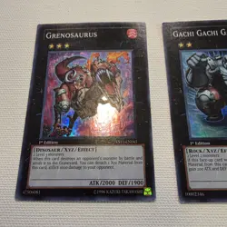 Yu-Gi-Oh! TCG Card Lot 5 Holographic Number 39 Worm Queen Gachi Grenosaurus A1 - Image 2