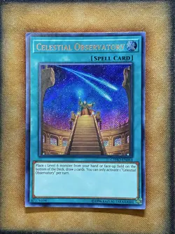 Yugioh Celestial Observatory CYHO-EN064 Secret Rare LP - Image 1
