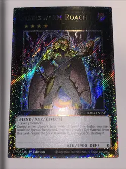 Steelswarm Roach 1st Edition Platinum Secret Rare RA04-EN151 Yu-Gi-Oh! - Image 1