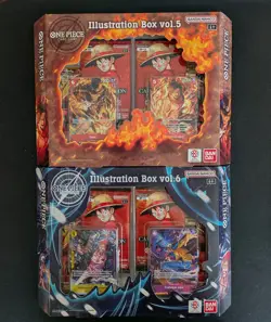 One Piece TCG Illustration Box Vol 5 and Vol 6 Lot - Factory Sealed - Image 1