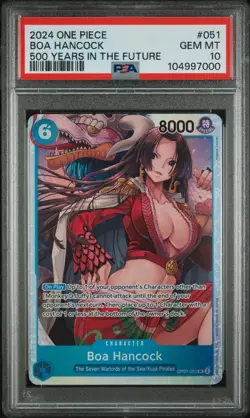 2024 ONE PIECE OP07-500 YEARS IN THE FUTURE #051 BOA HANCOCK PSA 10 - Image 1