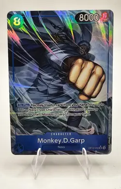 Monkey.D.Garp (Alt Art SR) One Piece OP12-056 English NM - Image 1