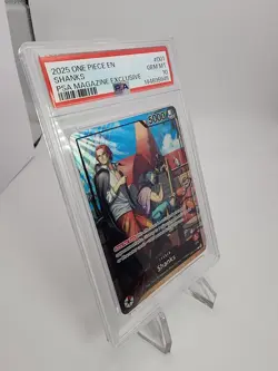 2025 ONE PIECE PROMOS PSA MAGAZINE EXCLUSIVE #001 SHANKS PSA 10 - Image 2