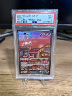 Mew ex 053 Sv: Scarlet & Violet Promo Cards Holo ( PSA 9) - Image 1