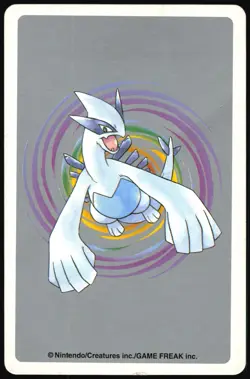 MAGIKARP NO. 129 6 OF DIAMONDS POKEMON SILVER POKER CARD JAPANESE 1999 - Image 3
