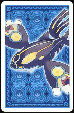 MUDKIP NO. 258 ACE OF SPADES OMEGA SAPPHIRE POKER CARD POKEMON JAPANESE 2015 - Image 3