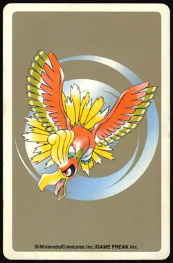 CYNDAQUIL NO. 155 ACE OF HEARTS GOLD POKEMON POKER CARD JAPANESE GOLD 1999 - Image 3