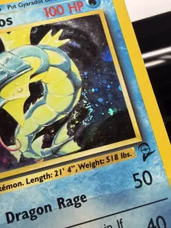 BUTT SWIRL 🍥Gyarados 7/130 Pokemon TCG Base Set 2 Holo Rare Card - Swirl 🍥 - Image 2