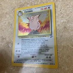 Pokemon TCG Clefable Base Set 2 Holo Unlimited Rare Card 5/130 LP + - Image 4