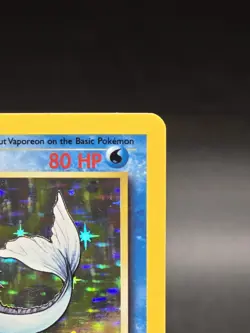 Pokemon TCG Vaporeon Jungle Base Set Holo Card 12/64 1999 WOTC Vintage - Image 3