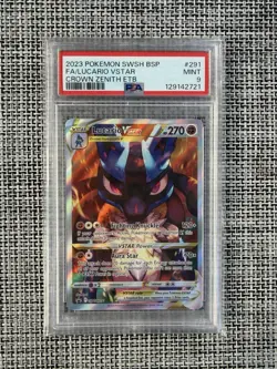 Lucario VSTAR SWSH291 SWSH: Sword & Shield Promo Cards Holo PSA 9 - Image 1