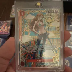 Bandai One Piece CCG Foil & Regular Character Cards Lot Nami Gol D Roger Luffy - Image 3