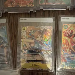 Bandai One Piece CCG Foil & Regular Character Cards Lot Nami Gol D Roger Luffy - Image 5