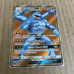 2017 Pokemon Sun & Moon - Burning Shadows Machamp GX (Full Art) #135 Card (b8) - Image 1
