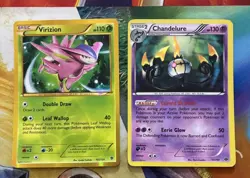 Pokemon Card Lot Holo Virizion Plasma Chadelure Next Secret Rare Fire - Image 1