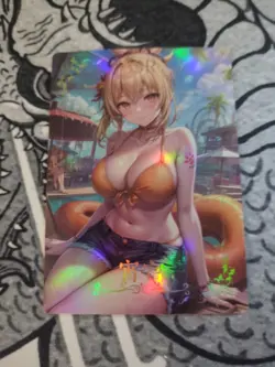 Yoimiya Genshin Impact SSR Goddess Story Anime Waifu Card Foil Doujin Meika - Image 1