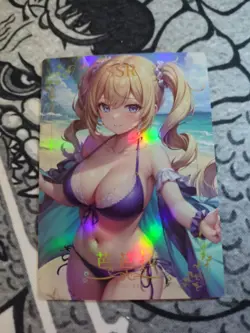Barbara Genshin Impact SSR Goddess Story Anime Waifu Card Girl Foil Doujin Meika - Image 1