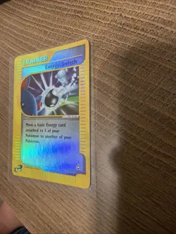 Pokemon TCG Energy Switch Aquapolis Reverse Holo Card #120/147 LP - Image 2