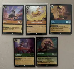 Lorcana Chapter 5 Cold Foil C UC R SR 20 Cards - Image 3