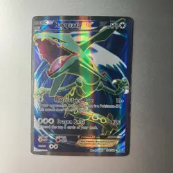 Rayquaza EX Full Art 104/108 Roaring Skies Ultra Rare Holo Pokemon Card 2015 - Image 1