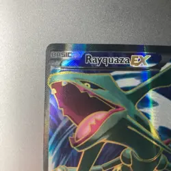 Rayquaza EX Full Art 104/108 Roaring Skies Ultra Rare Holo Pokemon Card 2015 - Image 2