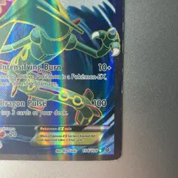 Rayquaza EX Full Art 104/108 Roaring Skies Ultra Rare Holo Pokemon Card 2015 - Image 4