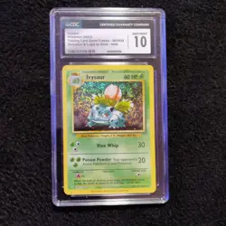 Pokemon Ivysaur 002/034 Trading Card Game Classic Collection Holo CGC 10 - Image 1