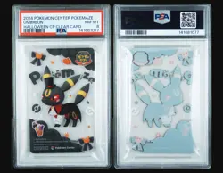 PSA 8 Umbreon Pokemon Center Cafe PokeMaze Halloween Campaign Clear Card - Image 1