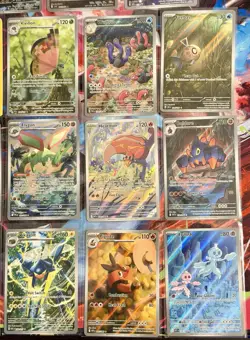 Pokemon Illustration Rare IR Card Lot Ascended Heroes White Flare Surging Sparks - Image 2