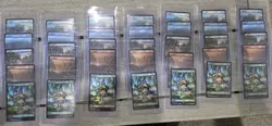 7 Final Fantasy Chocobo Track Foil Lands Sets MTG 35 Cards In Total - Image 1