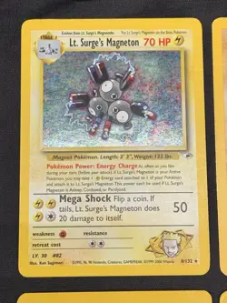 Vintage Pokemon Cards Holo Rare WOTC Lot Gym Heroes, Team Rocket, Base Set MP/HP - Image 2